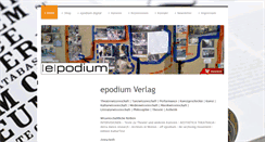 Desktop Screenshot of epodium.de