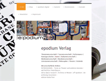 Tablet Screenshot of epodium.de